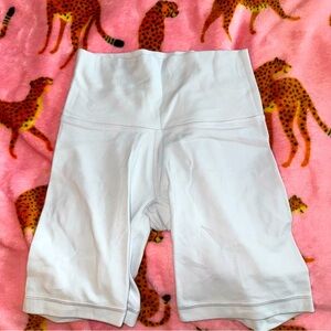 Aritizia Light Blue High rise Super TNA Butter Soft Biker Shorts Size XS